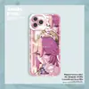 Comercio Exterior Estilo Japonés Genshin Impact Hu Tao Klee iPhone 17 Funda de Teléfono Anime Apple 16Pm Raiden Shogun Funda Transparente