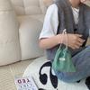 Bolsa cosmética com cordão, bolsa de tecido pequena fofa para carregar na mão, bolsa organizadora de veludo cotelê, bolsa para presente, bolsa para guardar miudezas