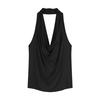 Top de tirantes Estilo Puro Deseo Cuello Halter 2026 Transfronterizo Europeo y Americano Nuevo Diseño de Chica Popular Sin Mangas Espalda Descubierta Top para Mujer