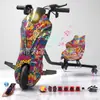 Seleccionados cuidadosamente de la fábrica de origen, triciclos eléctricos de derrape para niños, karts de derrape para alquiler en plazas y venta en puestos, con batería de larga duración.