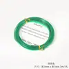 Alambre de Aluminio Plano de Colores de 5 mm para Pulseras Hechas a Mano de Bricolaje, Materiales Pequeños de Animales para Bicicletas y Accesorios de Joyería Hechos a Mano