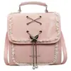 Bolso de Moda Minimalista de Nicho Primavera 2026, Bolso Cruzado Texturizado con Lazo Dulce Estilo Universitario a la Moda para Mujer