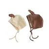 Gorro para bebé para primavera y otoño, gorro lindo con protección para las orejas para niños y niñas, gorro protector de fontanela para bebés, gorro fetal para recién nacidos