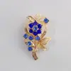 Broche Pequeño de Aleación con Pedrería Transfronterizo, Accesorio para Ramillete, Pin de Moda Versátil, en Stock del Fabricante