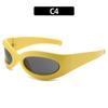 Gafas de sol Y2g para chica sexy, gafas de sol deportivas europeas y americanas nuevas de 2023, gafas de sol de ojo de gato personalizadas transfronterizas