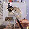 Lámpara de calabaza portátil de Halloween, lámpara de vela electrónica LED, accesorios de decoración para fiestas, lámpara de ambiente, adornos, suministro al por mayor