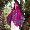 Chal bohemio, capa exótica para mujer, adecuada para viajes a Xinjiang, excursiones por la pradera y sesiones de fotos, capa exterior de estilo étnico