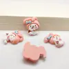Aceite Brillante dibujos animados Sanrio melody accesorios de resina horquilla diy tocado funda de teléfono material de pegamento de crema hebilla de zapato