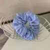 Nudo de Pelo Nuevo Estilo Coreano con Lazo para Mujer, Cuerda para el Cabello de Cinta de Encaje de Alta Gama, Accesorios para el Cabello, Goma Elástica de Verano para la Cabeza de Mujer