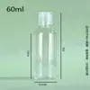 Fábrica de Origen Botellas de Plástico Transparentes con Tapa Flip-Top Tapa Mariposa de PET Botellas Exprimidoras Botellas Dosificadoras Cosméticas Grandes Cantidades en Stock