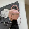 Bolsos Texturizados para Mujer 2024 Nuevo de Moda Versátil Bolso Cruzado Cadena de Rombo Bolso Cuadrado Pequeño Bolso de Mano de Moda