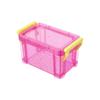 Caja de Almacenamiento Transparente Habitación Escritorio Misceláneo Información Papelería Cesta de Almacenamiento Caja Organizadora de Plástico con Tapa Caja de Clasificación para Dormitorio