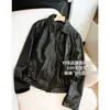 Chaqueta de cuero estilo aviador de una sola capa premium 100% piel de vacuno de plena flor elegante 26 nueva P0716J