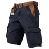 Pantalones cortos de baloncesto patchwork bicolor, pantalones cortos de camuflaje retro estilo workwear, pantalones de trabajo talla grande, pantalones cortos casuales holgados y duraderos
