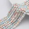 Fornecimento spot cubo de açúcar vidro água corante contas coloridas diy pulseira de contas com fio contas acessórios de joias artesanais fabricante