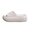 Chinelo Feminino com Sensação de Cocô 2025 Novo Verão Solado Grosso Moderno Altura Antiderrapante Anti-Odor Sandálias de Uso Externo para Mulheres