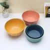 Artículos de Primera Necesidad de Venta Caliente Transfronteriza: Juego de Tazones de Paja de Trigo y Plástico para Arroz, Sopa, Fideos Instantáneos, Verduras, Anticaídas, Estilo Ins