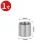 Tubo de acero inoxidable 304, rosca interna, rosca interna de cabeza única, rosca interna, tubo redondo, conector directo soldado pasante de 1 pulgada, 1/2 pulgada, 3/4 de pulgada