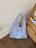 Bolso Cuadros de Nicho Estilo Coreano para Mujer, Nuevo Bolso de Hombro Primavera 2026, Bolso Tote de Gran Capacidad, Bolso para Clase y Viajes