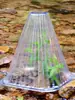 Cubierta Protectora para Plántulas Cono Campana de Planta Flor Jardín de Pájaros Daño por Heladas Transparente Aislamiento Cobertizo