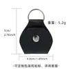 Bolsa de púas de guitarra de cuero Set de púas para guitarra acústica y eléctrica Caja Llavero de púas para ukelele Clip para púas