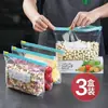 Bolsa Sellada Grado Alimenticio Almacenamiento en Refrigerador Bolsa de Reempaque Nuez Autosellante Bolsa de Plástico Densa Cierre de Cremallera Bolsa para Conservar la Frescura Hogar