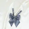 Jk Estilo Japonês Preguiçoso Sem Laço Elástico Gravata Borboleta Masculina Feminina Floral Versátil Foto de Formatura Escolar Listrada Tendência Universitária