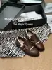 Versión de Cuero Suave~Zapatos de Cuero Brogue Florales para Mujer, Piel de Caballo, Estilo Británico, Retro, Punta Redonda, Tacón Grueso, Zapatos Monk con Borlas