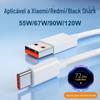 Adequado para Cabo de dados Black Shark Red Mi Xiaomi 120W 10 cabos de carregamento rápido comemorativos mix4 K40K50K60e