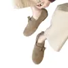 ¡Hebilla dorada pequeña! La colección otoño/invierno 26 es muy esperada. Mocasines retro de piel de becerro mate, zapatos casuales de una sola pieza, H091515