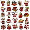 Patches bordados com tema de Natal vintage com motivos de alce e casa de Natal, patches para consertar furos em roupas e bolsas