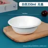Los tazones de papel son biodegradables y resistentes a altas temperaturas, Tazones de arroz de pulpa de papel para el hogar con tapas, Tazones desechables, Cajas de almuerzo para pasteles, Paja de trigo