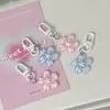 J89 Llavero Lindo Dulce Gelatina Flor de Cerezo Ins Mejor Amigo Pareja Regalo Estudiante Mochila Colgante Accesorios