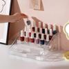 Caixa de Armazenamento de Sombra de Olhos Acrílica, Penteadeira, Pincel de Maquiagem, Batom, Esmalte de Unha, Rack de Armazenamento de Cosméticos e Produtos para Cuidados com a Pele