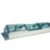 Ventana de Techo Triangular Ventilada Taller de Procesamiento Fábrica Iluminación Eléctrica de Techo Protección contra Incendios Ventana de Techo Ventilada Eléctrica