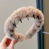 Diadema Ondulada Marrón para Mujer, Uso Diario, Antideslizante, con Dientes, para Lavarse la Cara, Accesorio para el Cabello