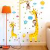 Xl8337 Adesivos de Parede de Altura de Animal Cartoon Fofo Quarto Quarto Infantil Jardim de Infância Medição de Altura Adesivos de Parede