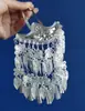 Tocado Miao Zhai estilo exótico de Guizhou vestido para disfraz Miao sombrero de plata collar accesorios de ropa étnica minoritaria Dong para mujeres