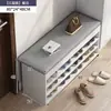 Estante Angosto Simple para Zapatos de Interior Atractivo Económico Puede Sentarse en la Entrada Zapatero Taburete para Cambiar Zapatos Estante de Almacenamiento para Esquina del Hogar Integrado
