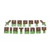 Novo My World Artigos para Festa de Aniversário Decoração Pixel Infantil Toalha de Mesa Copo de Papel Prato de Papel Conjunto de Louça