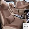 Envio Direto da Fábrica Conjunto de Almofadas para Banco de Carro de Pelo de Coelho de Inverno, Capa de Assento Espessada de Sete Peças com Encosto para Aquecimento