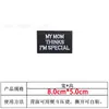 Amazon Inglés Bordado Creativo Velcro Transfronterizo Insignia Parche de Tela Mochila Exterior Insignia de Moral Parche Bordado Parche
