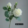 Flor artificial de alta calidad tela de seda de alta calidad flor artificial decoración del hogar flor boda color de primavera cuatro horquillas múltiples cabezas rosa Xuan Ya
