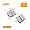 Bisagras para puertas de gabinete de vidrio, bisagras sin taladro, accesorios para vidrio sin marco, clips de fijación para puertas de mascotas sin taladro, clips de doble cara