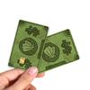 Pegatina de vinilo tipo skin para tarjeta de crédito de 4 piezas tarjeta de débito tarjeta de transporte tarjeta bancaria personalizada antiarañazos antideslizante