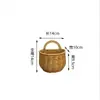 Cesta de Almacenamiento Tejida de Mimbre Sintético para Cebolla, Jengibre y Ajo en la Cocina, Cesta de Pared, Cesta Pequeña Portátil Retro, Cesta de Frutas, Cesta de Flores, Cesta de Huevos