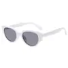 Gafas de Sol Coreanas Retro Ojo de Gato, Gafas de Sol con Protección UV, Gafas de Sol de Moda de Alta Gama con Montura Ovalada para Estilo Urbano