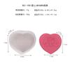 Cross-border nova série DIY Dia dos Namorados tridimensional carta de amor vela sabão incenso vela molde de silicone