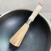 Cepillo de bambú natural, cepillo antiguo para lavar ollas, cepillo para ollas de bambú, cepillo para ollas de cocina, cepillo para cuencos, cepillo de limpieza para el hogar, escoba de bambú