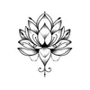 Adesivos de Tatuagem de Alta Qualidade Transfronteiriços com Designs de Sol, Lua, Lótus, Totem, Coroa, Borboleta, Coração e Florais para Braços, Cintura e Abdômen